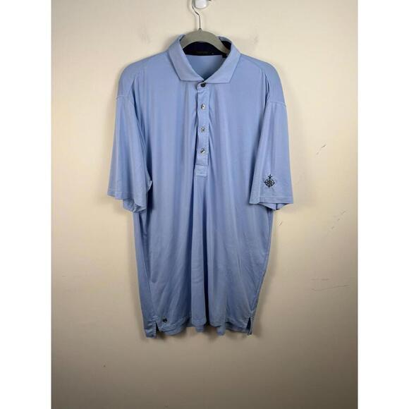 Greyson Golf Cayuse Golf Polo Light Blue Size Large - Picture 1 of 6